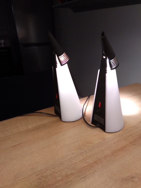 Image 1 of 2x Cassina IOTA Nemo table lamps