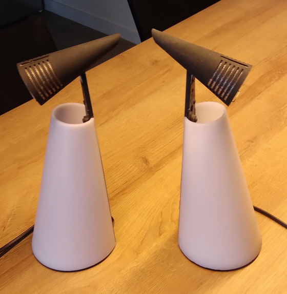 Image 1 of 2x Cassina IOTA Nemo table lamps