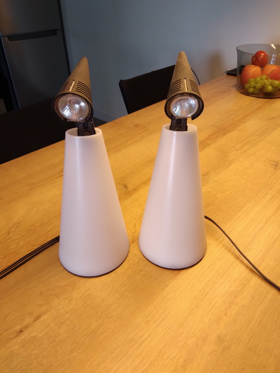 Image 1 of 2x Cassina IOTA Nemo table lamps