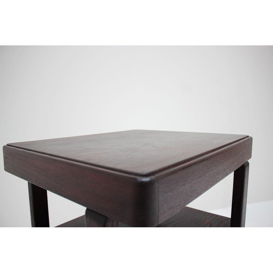 Image 1 of Vintage rectangular wooden coffee table in Halabala art deco, Czechoslovakia 1930