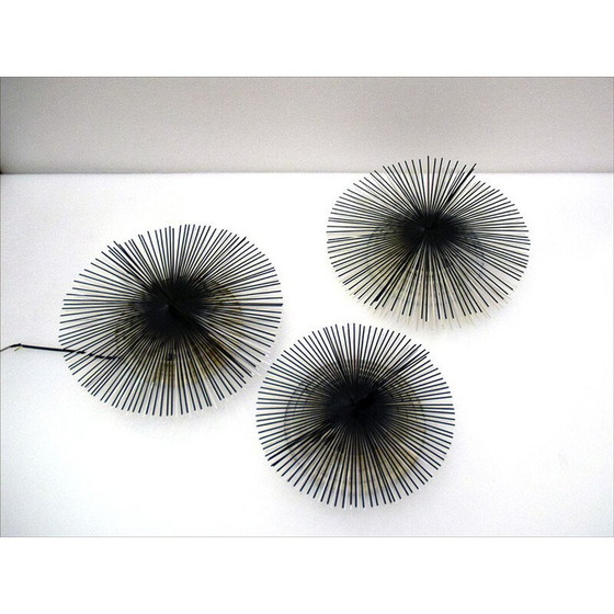 Image 1 of Vintage wall lamps Lumina 'Helios' by Riccardo Blumer, 1980