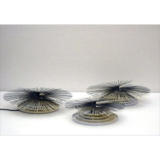 Vintage wall lamps Lumina 'Helios' by Riccardo Blumer, 1980