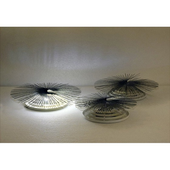 Image 1 of Vintage wall lamps Lumina 'Helios' by Riccardo Blumer, 1980