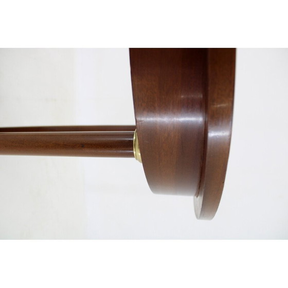 Image 1 of Vintage round mahogany side table, 1930