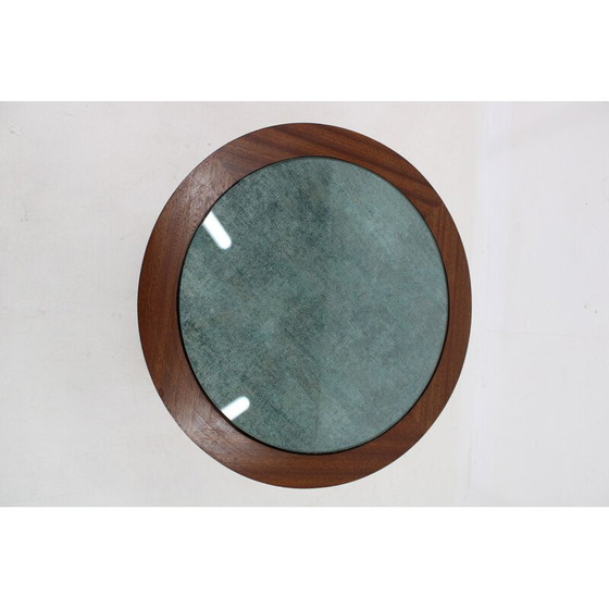 Image 1 of Vintage round mahogany side table, 1930