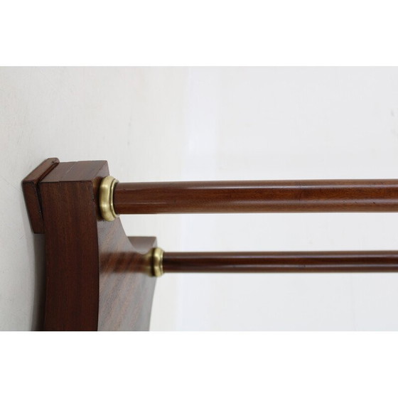 Image 1 of Vintage round mahogany side table, 1930