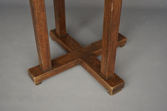 Image 1 of Art Deco Oak Console Table by Frits Spanjaard for Lov, 1920s