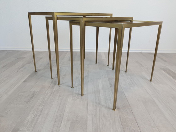 Image 1 of 3 x set tables Vereinigte Werkstätten Munich 60s