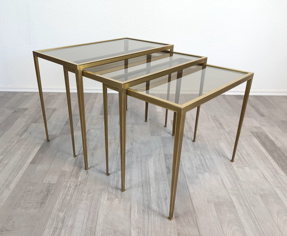 Image 1 of 3 x set tables Vereinigte Werkstätten Munich 60s