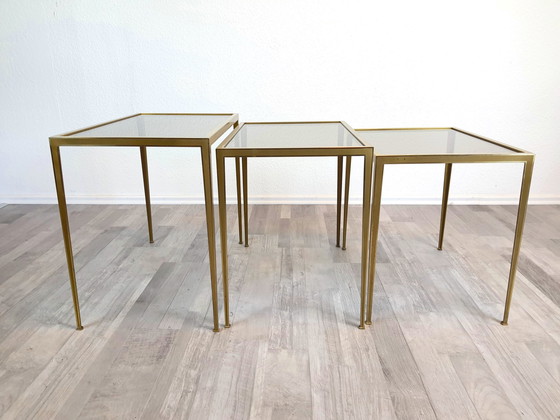 Image 1 of 3 x set tables Vereinigte Werkstätten Munich 60s