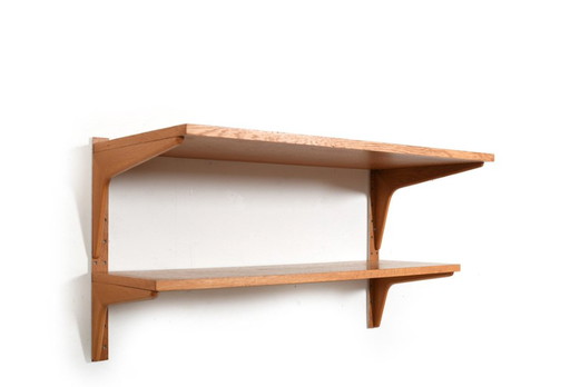 Small Danish Oak Wall Unit from HG Furniture 1960s