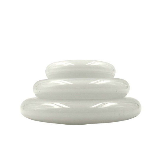 Image 1 of Vintage "Pomeri" pocket in cloudy crystal by Eleonore Peduzzi Riva and Vistosi Murano, Italy 1972