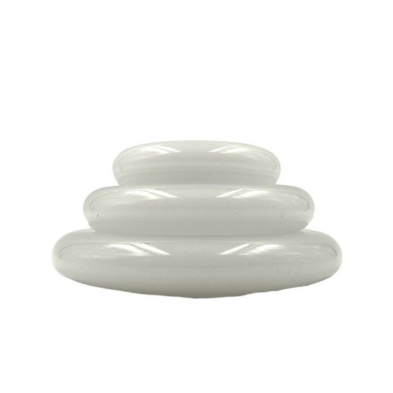 Image 1 of Vintage "Pomeri" pocket in cloudy crystal by Eleonore Peduzzi Riva and Vistosi Murano, Italy 1972