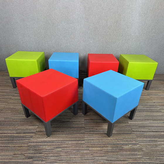 Image 1 of Set Van 6 Monstro Project Milan Primary Pouf