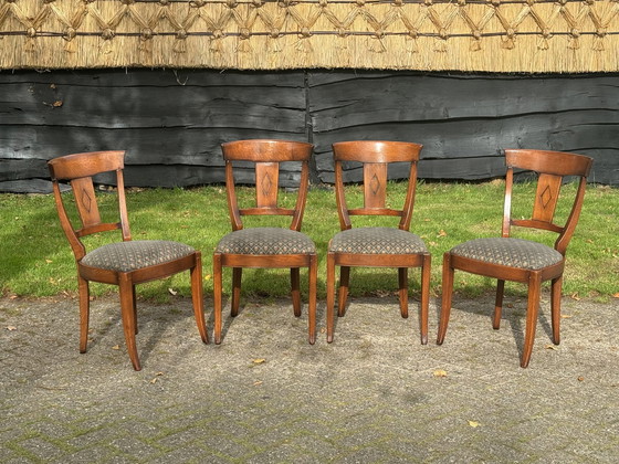 Image 1 of 4x Schuitema Bannink Dining Chairs