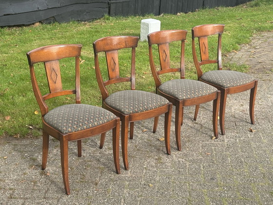 Image 1 of 4x Schuitema Bannink Dining Chairs