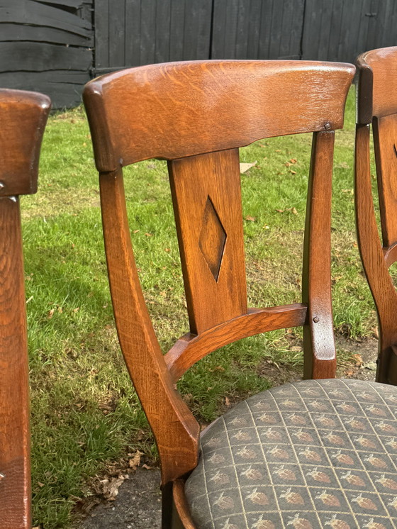 Image 1 of 4x Schuitema Bannink Dining Chairs