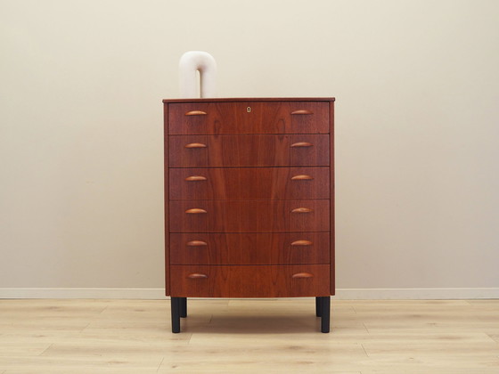 Image 1 of Teak Chest Of Drawers, Danish Design, 1970S, Production: Denmark