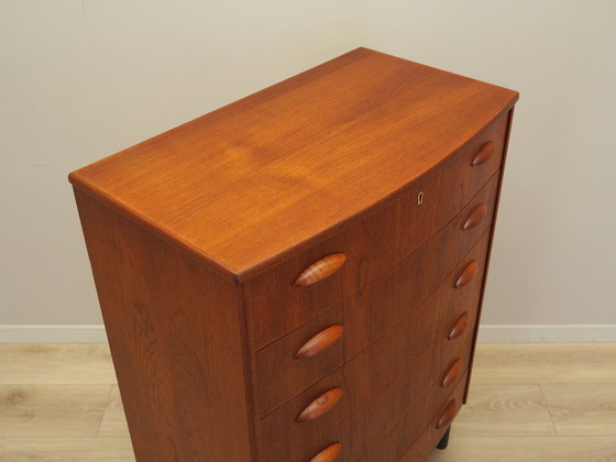 Image 1 of Teak Chest Of Drawers, Danish Design, 1970S, Production: Denmark