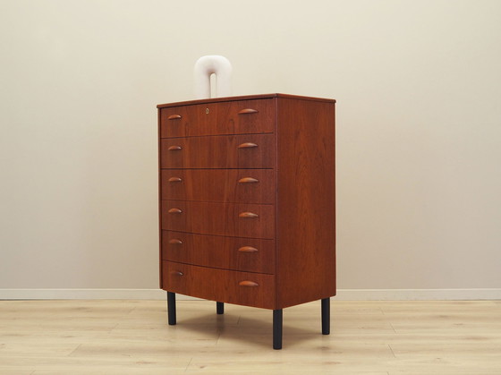 Image 1 of Teak Chest Of Drawers, Danish Design, 1970S, Production: Denmark