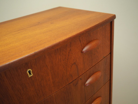 Image 1 of Teak Chest Of Drawers, Danish Design, 1970S, Production: Denmark