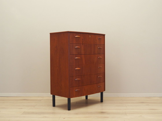 Image 1 of Teak Chest Of Drawers, Danish Design, 1970S, Production: Denmark