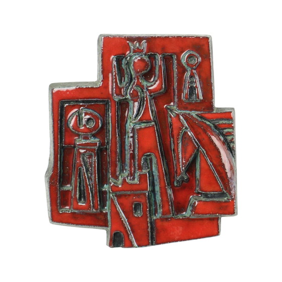 Image 1 of Abstract Wall Sculpture Bas Relief