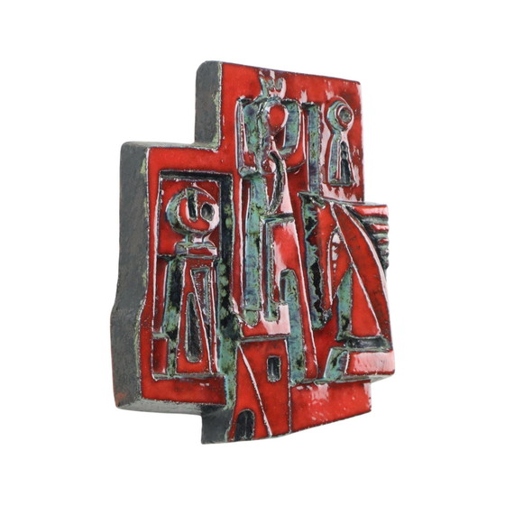 Image 1 of Abstract Wall Sculpture Bas Relief