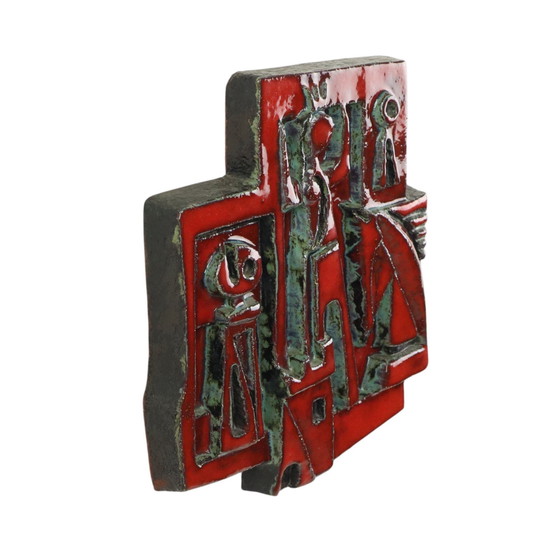 Image 1 of Abstract Wall Sculpture Bas Relief