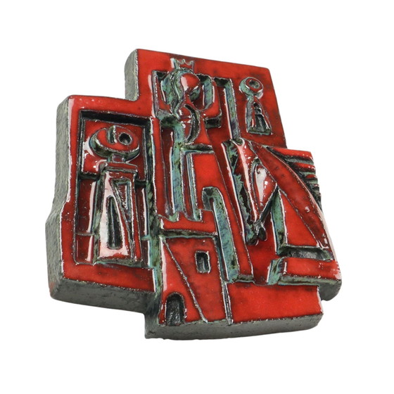 Image 1 of Abstract Wall Sculpture Bas Relief