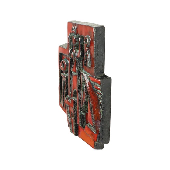 Image 1 of Abstract Wall Sculpture Bas Relief