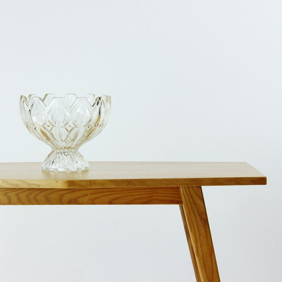 Image 1 of Vintage Tulips glass bowl from Hermanova Hut and designed by E. Downey, 1957