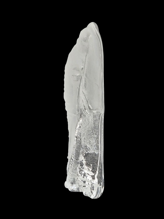 Image 1 of Mats Jonasson - Sculpture en verre éléphant