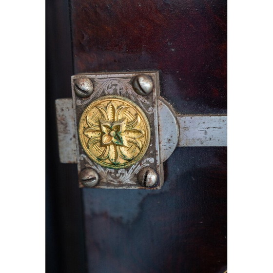 Image 1 of Vintage cast iron safe by Wertheim et C., 1890
