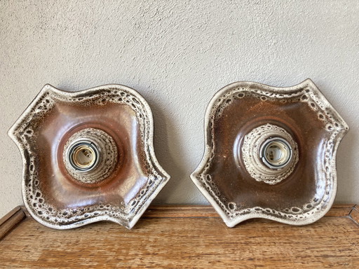 2x Hustadt Leuchten wall lamp