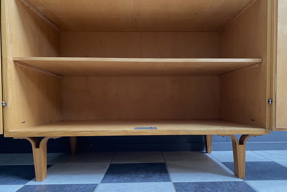 Image 1 of all shelf Wardrobe cabinet in Ash wood by František Mezulánik  for Novy Domov 