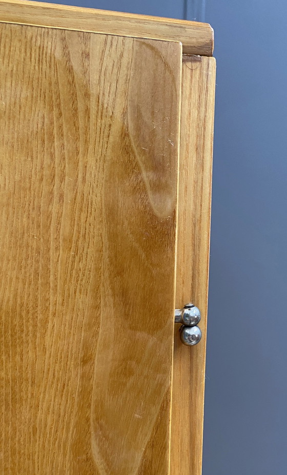 Image 1 of all shelf Wardrobe cabinet in Ash wood by František Mezulánik  for Novy Domov 