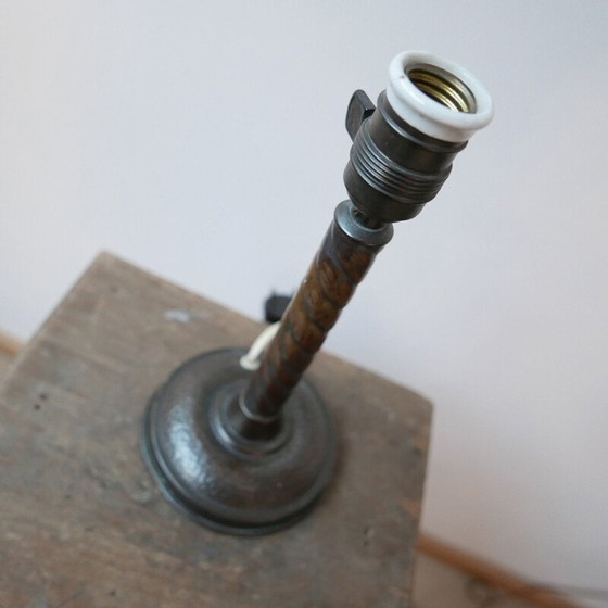 Image 1 of Lampada da tavolo vintage in metallo, Svezia 1930