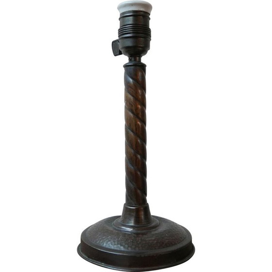 Image 1 of Lampada da tavolo vintage in metallo, Svezia 1930