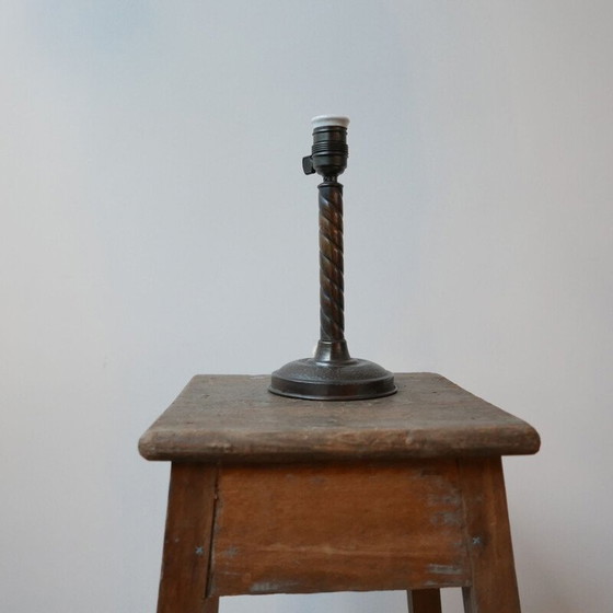 Image 1 of Lampada da tavolo vintage in metallo, Svezia 1930