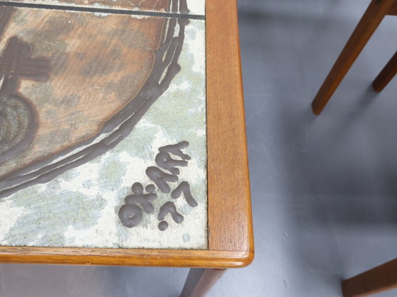 Image 1 of Tables d'appoint vintage Tables d'appoint Art du bœuf