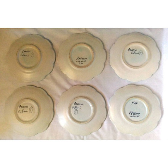 Image 1 of Cerenne Vallauris vintage tea set with bowl, 1950