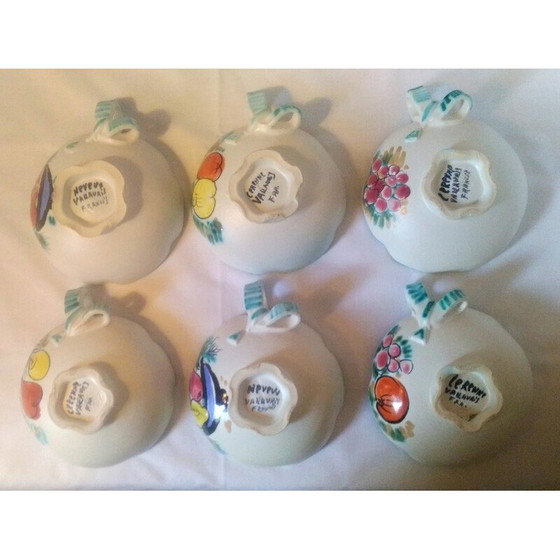 Image 1 of Cerenne Vallauris vintage tea set with bowl, 1950