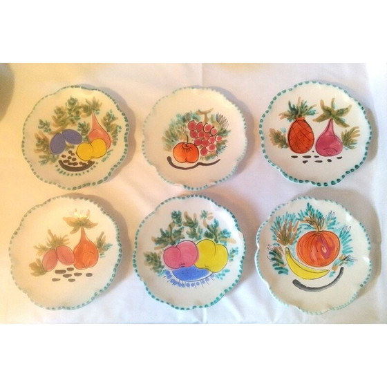 Image 1 of Cerenne Vallauris vintage tea set with bowl, 1950