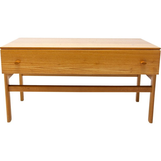 Image 1 of Tavolino vintage in legno di olmo di Jitona, Cecoslovacchia, anni '70