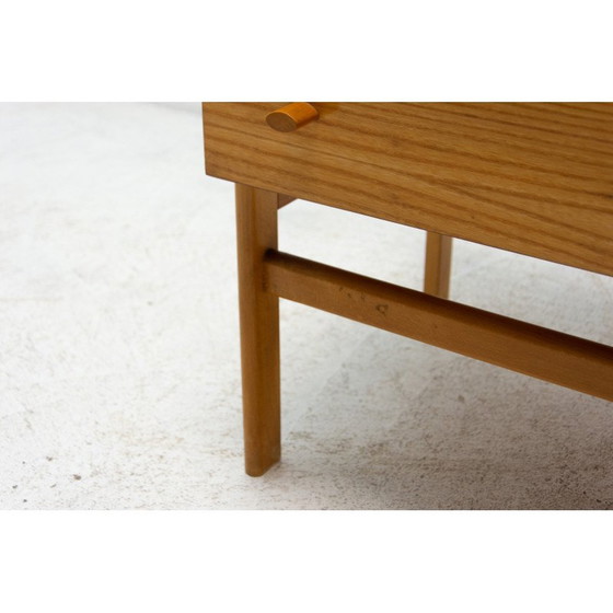 Image 1 of Tavolino vintage in legno di olmo di Jitona, Cecoslovacchia, anni '70