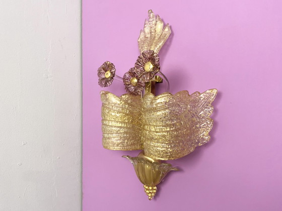 Image 1 of 3x Barovier & Toso Sconces