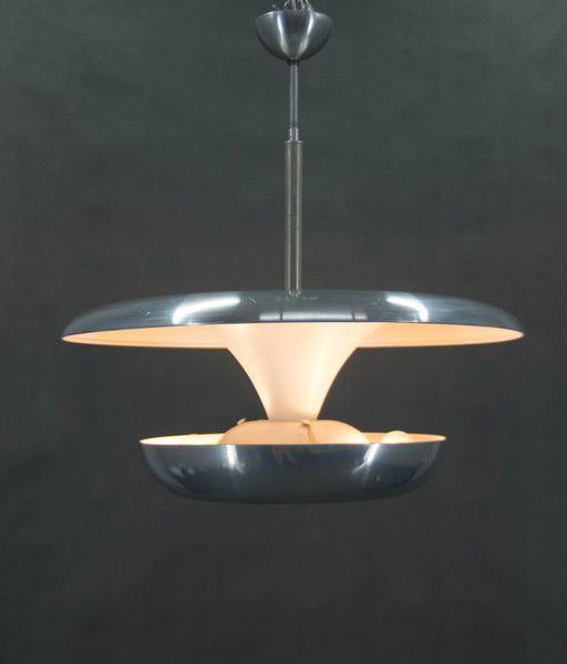  Large Bauhaus Chandelier By Ias, 1920S 