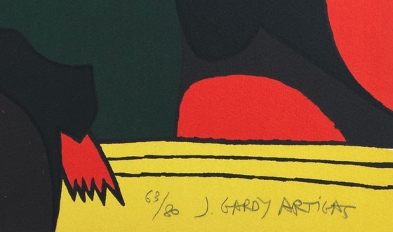 Image 1 of Joan Gardy Artigas: Lithograph 'Hommage à A & M Maeght'