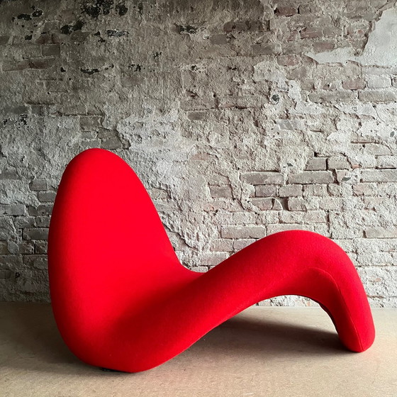 Image 1 of Red Tongue By Pierre Paulin, For Artifort